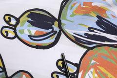 Dolce & Gabbana White Sketch Print Oversized Mens Polo T-shirt