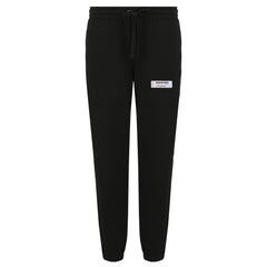 Diego Venturino Black Cotton Men Sweatpant