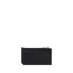 Saint Laurent Black Calf Leather Bos Taurus Wallet