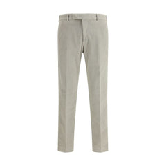 PT Torino Gray Cotton Casual Pants