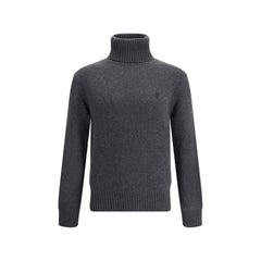 Ami Paris Gray Cashmere Turtleneck