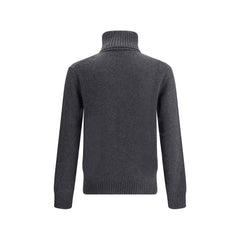 Ami Paris Gray Cashmere Turtleneck