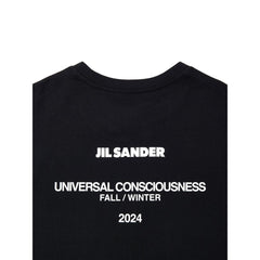 Jil Sander Black Cotton T-Shirt