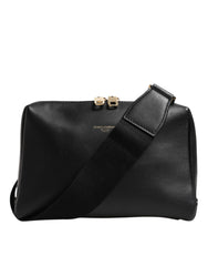 Dolce & Gabbana Black Mediterranean Leather Shoulder Crossbody Bag