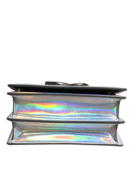 Dolce & Gabbana Metallic Silver Holographic Shoulder Crossbody Bag