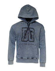 Dolce & Gabbana Blue Cotton Blend Hooded Sweatshirt Sweater