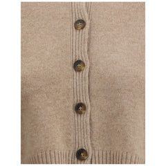 Loulou De Saison Beige Cashmere Cardigan