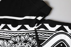 Dolce & Gabbana Black Bandana Print Cotton Crew Neck T-shirt