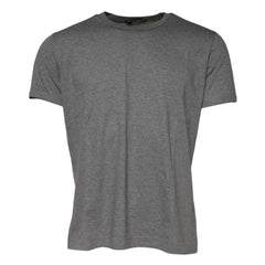 Dolce & Gabbana Gray Cotton Crew Neck Short Sleeves T-shirt