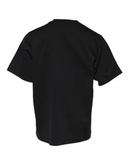 Dolce & Gabbana Black DG Logo Print Cotton Crew Neck T-shirt