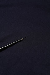 Dolce & Gabbana Dark Blue Silk Crew Neck Short Sleeves T-shirt