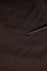 Dolce & Gabbana Brown Silk Crew Neck Short Sleeves T-shirt