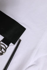 Dolce & Gabbana White Logo Crew Neck Short Sleeves T-shirt