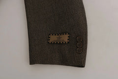 Dolce & Gabbana Brown Single Breasted Wool Suit