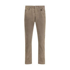 PT Torino Beige Cotton Casual Pants