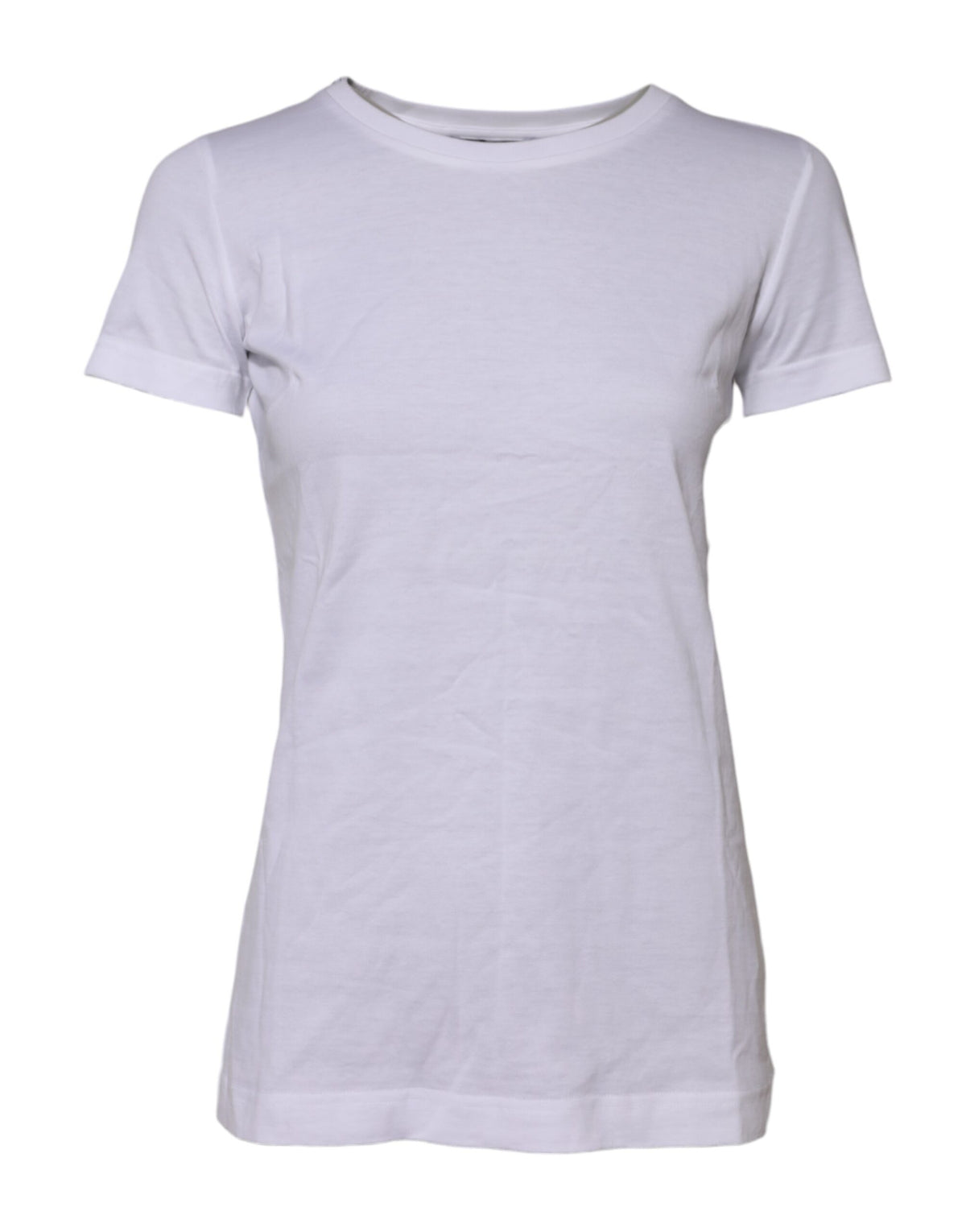 Dolce & Gabbana White Short Sleeves Crew Neck Top T-shirt