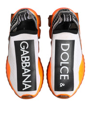 Dolce & Gabbana White Sorrento Slip On Low Top Sneakers Shoes