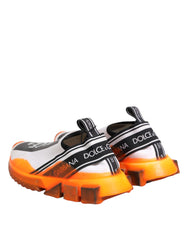 Dolce & Gabbana White Sorrento Slip On Low Top Sneakers Shoes