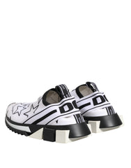 Dolce & Gabbana White Stars Sorrento Low Top Sneakers Shoes