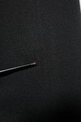 Dolce & Gabbana Black Acetate HighWaist Tapered Trouser Pants