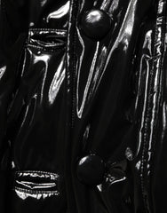 Dolce & Gabbana Polyester Black Quilted Puffer Coat  Jacket