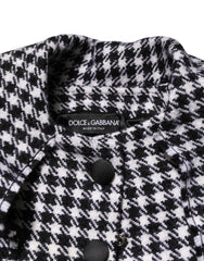 Dolce & Gabbana Multicolor Wool Monochrome Patterned Jacket