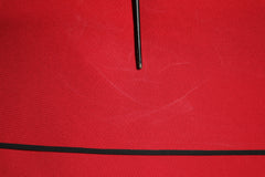 Dolce & Gabbana Red Viscose Stretch Slit Sheath Midi Dress