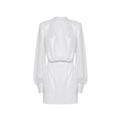 BLANCA VITA White Polyester Casual Dress