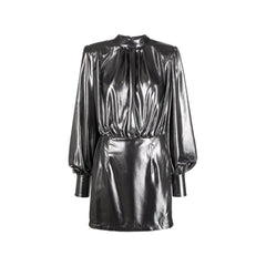 BLANCA VITA Silver Polyester Cocktail Dress