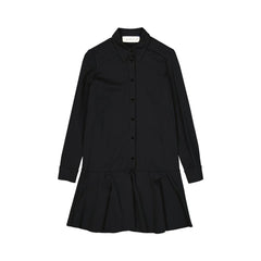 BLANCA VITA Black Elastane Casual Dress