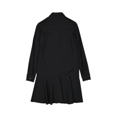 BLANCA VITA Black Elastane Casual Dress