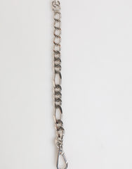 Dolce & Gabbana Silver Tone Brass Chain Lobster Clasp DG Logo Bracelet