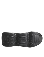 Dolce & Gabbana Black Slip On Wave Low Top Men Sneaker Shoes