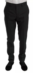 Dolce & Gabbana Slim Fit MARTINI Wool Gray Suit