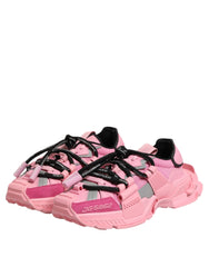 Dolce & Gabbana Pink Low Top Space Women Sneakers Shoes