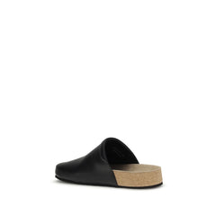 Balenciaga Leather Mules with cork insole