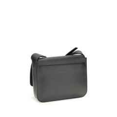 Saint Laurent Black Calf Leather Bos Taurus Shoulder Bag