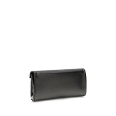 Giuseppe Zanotti Black Leather Clutch Bag
