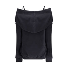 MM6 Cotton Sweatshirt with dropped shoulders