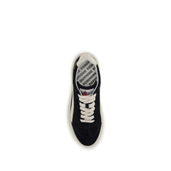 Dsquared² Black Calf Leather Bos Taurus Low Top Sneakers