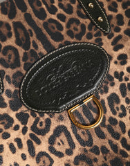 Dolce & Gabbana Multicolor Leopard Shopping Tote Shoulder Women Borse Bag