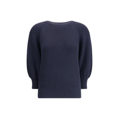 Ella Blue Merino Wool Sweater