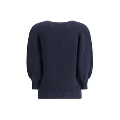 Ella Blue Merino Wool Sweater