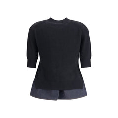 Sacai Denim detail Sweater