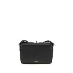 Dolce & Gabbana Black Calf Leather Bos Taurus Shoulder Bag