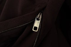 Dolce & Gabbana Bordeaux Cotton Stretch Skinny Trouser