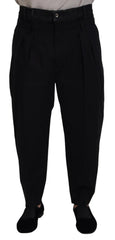 Dolce & Gabbana Black CottonStretch Loose DenimTrouser Jeans