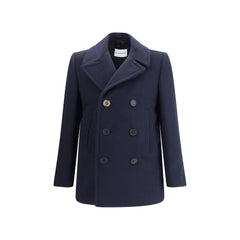Givenchy Blue Wool Coat