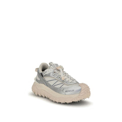 Moncler Cream Calf Leather Bos Taurus Athletic Sneakers