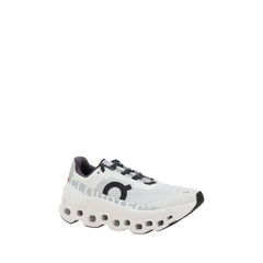 ON White Polyester Athletic Sneakers